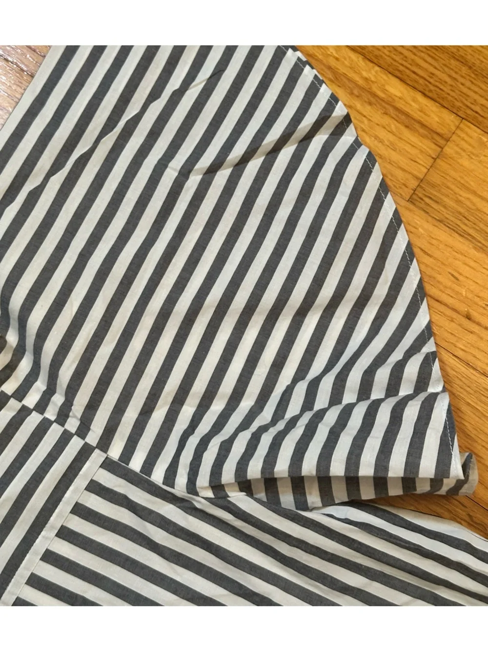Kate Spade Broome Street Stripe Flutter Sleeve Button Down Shirt size S (j6) - Picture 11 of 11